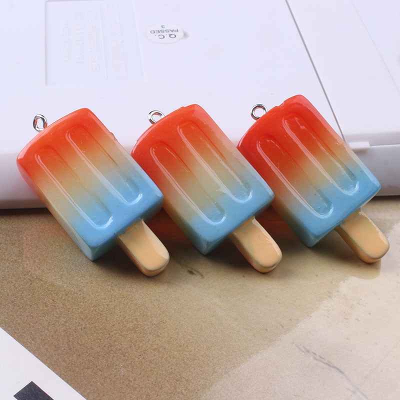 Accesorios de llaves de helado de gradiente de resina de 20 piezas al por mayor